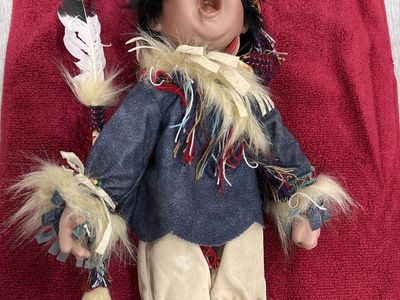 Native American Porcelain Doll