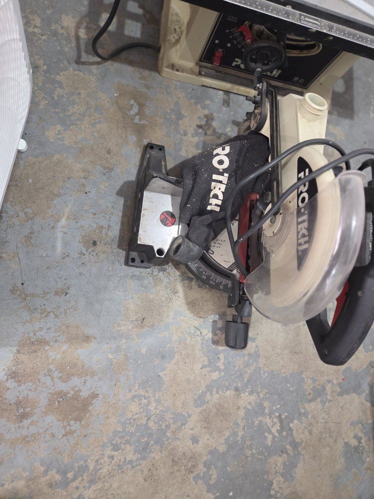 PRO-TECH 7207 10" Compound Miter Saw - 13.0 Amp, 120V - Great for Crosscuts, Miters, Bevels