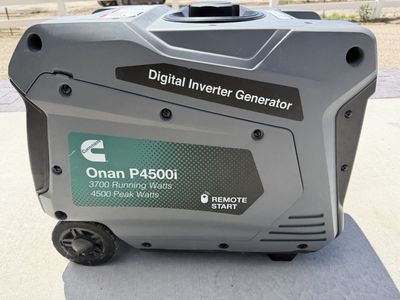 Cummins Onan P4500i Digital Inverter Generator 3700 Running / 4500 Peak Watts