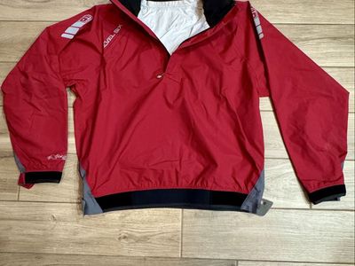 Level Six Red Waterproof Kayak Paddling Jacket with Hood