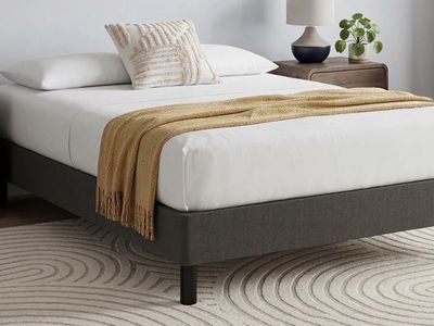 Grey Twin Bed Foundation