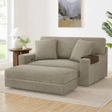 Thomasville Gilroy Fabric Oversized Storage Chair and Storage Ottoman  1783252  #107097