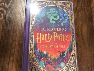 Harry Potter and the Goblet of Fire Illustrated Edition J.K. Rowling Hardcover Book