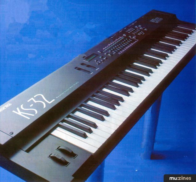 Ensoniq KS-32 Weighted Action MIDI Studio Keyboard Synthesizer Workstation