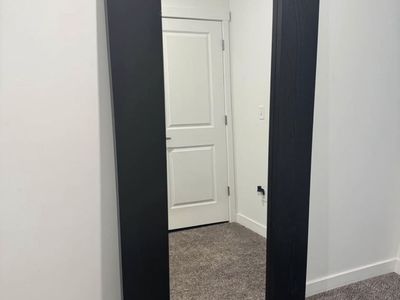 Large Black Framed Floor Mirror - 6'7" x 3'