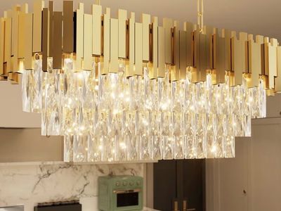 Brand new in box- Luxury Modern Gold Chandelier
