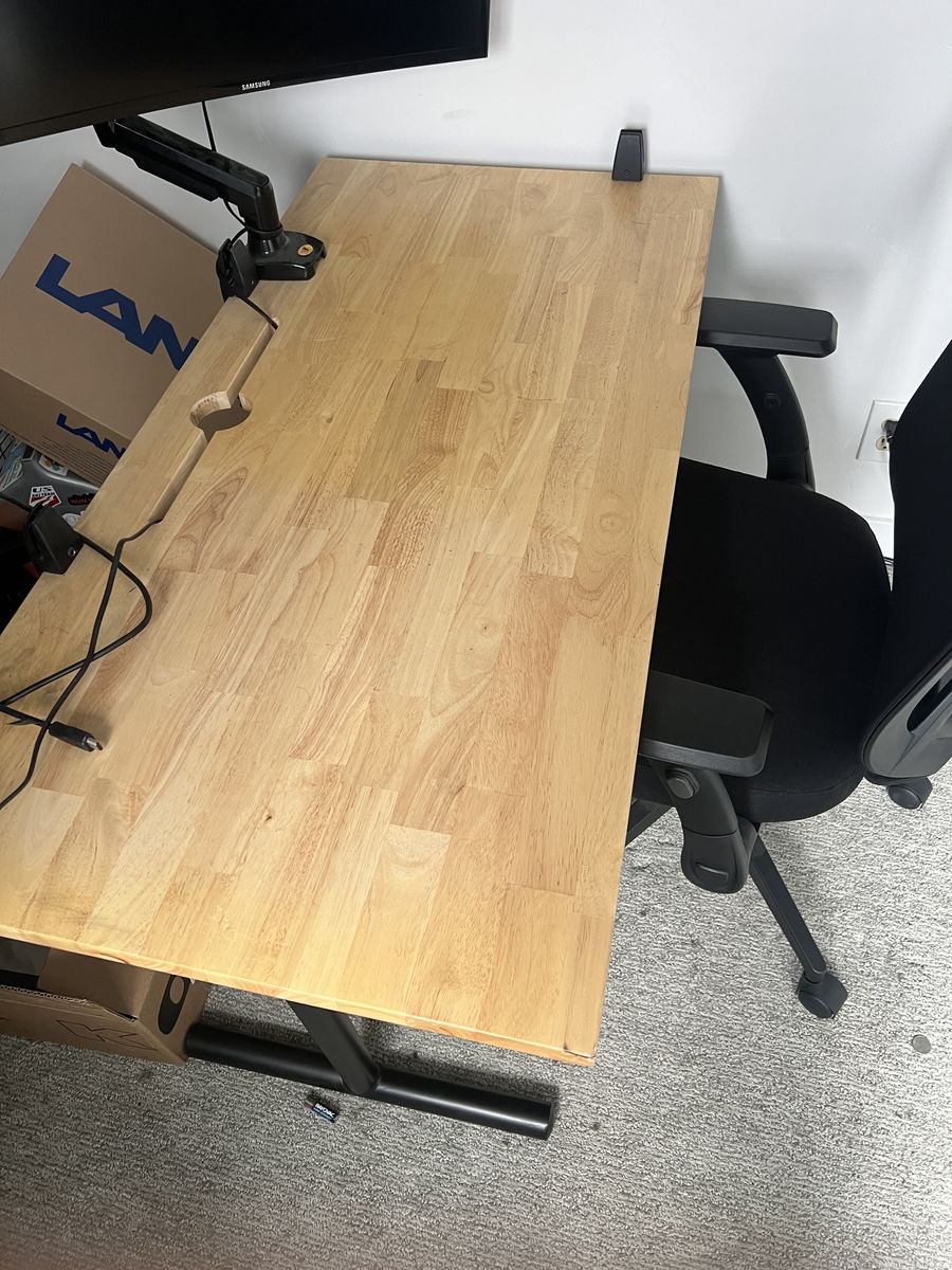 Desk and office chair