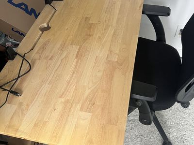 Desk and office chair