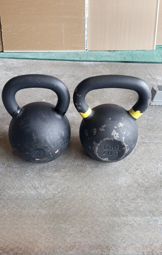 kettlebells 151 pounds
