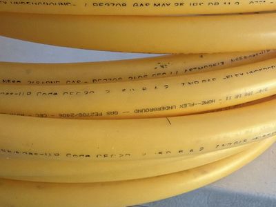 Underground Yellow Gas Pipe - Home-Flex Underground 3/4" IPS DR 11 GAS PE2708/2406