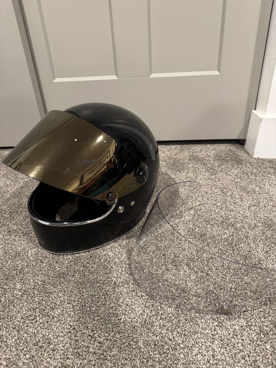 Biltwell Gringo S Helmet  X Small – Gloss Black