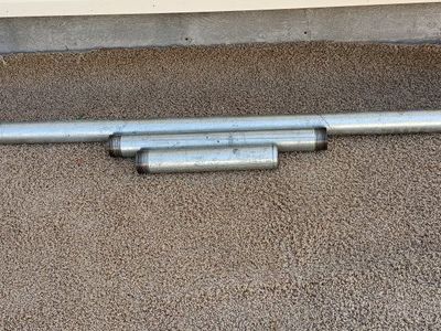 New threaded 3" x 6' 9" galvinized pipe $15.