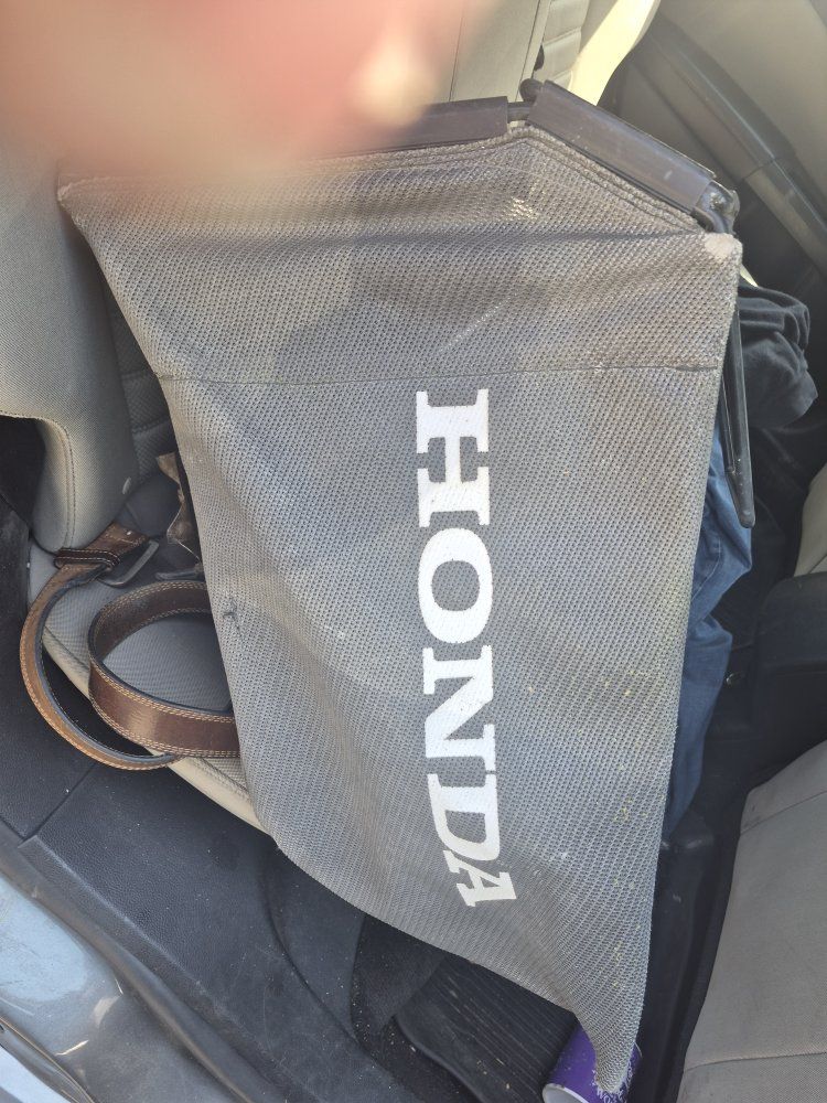 Honda Mower Grass Bag Catcher - Gray, Used