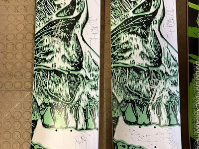 XGames Dew Tour 50/50 Autographed Skateboard Decks