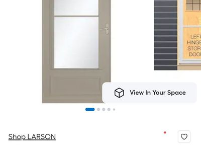 Storm door New in box