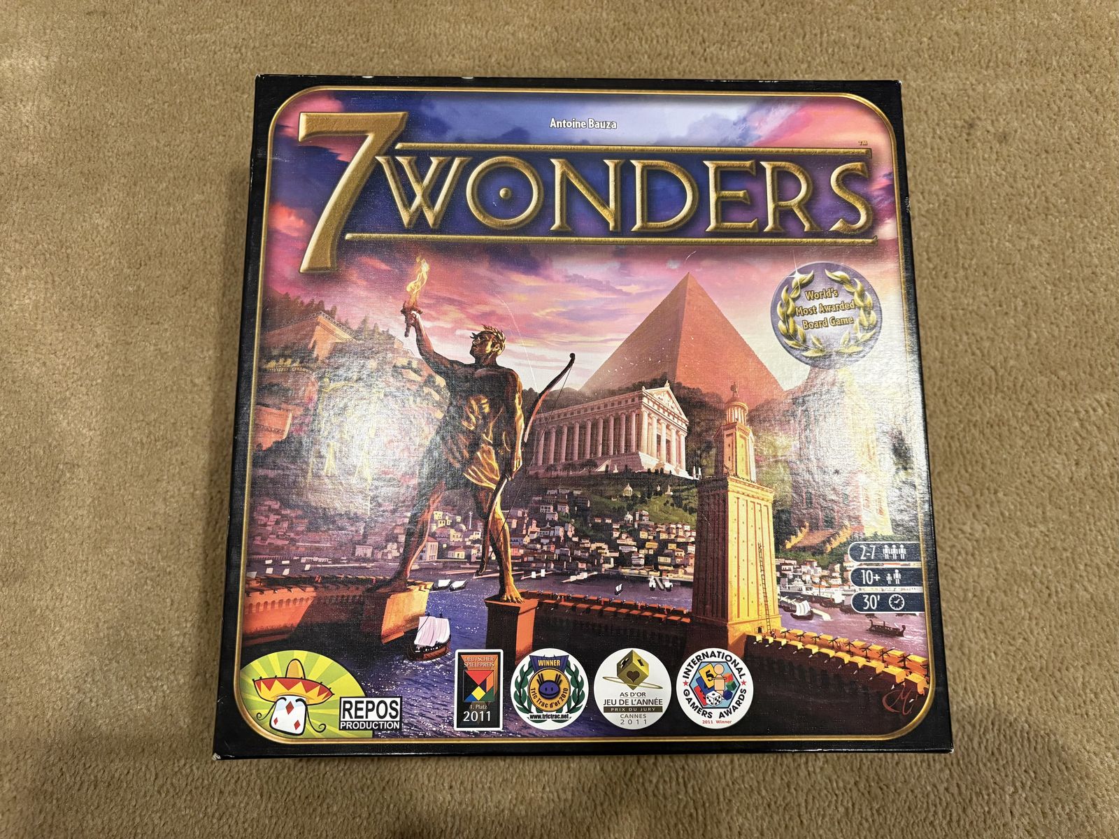 COMPLETE 7 Wonders Board Game