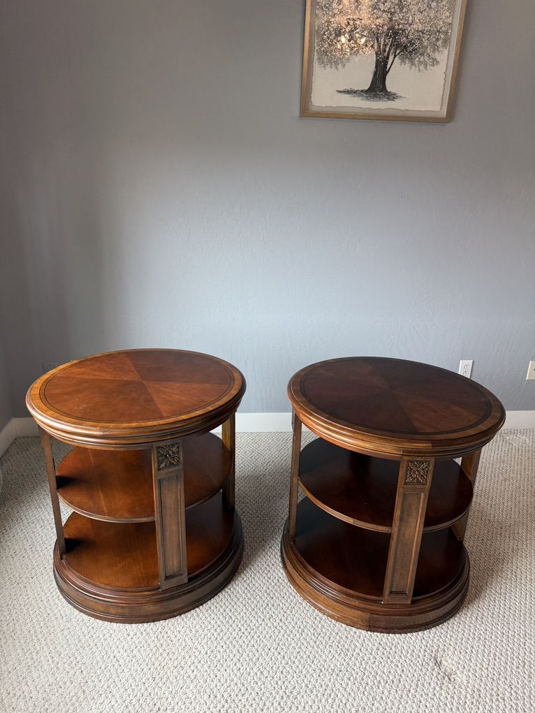 Ethan Allen Library End Tables ( Set Of 2)