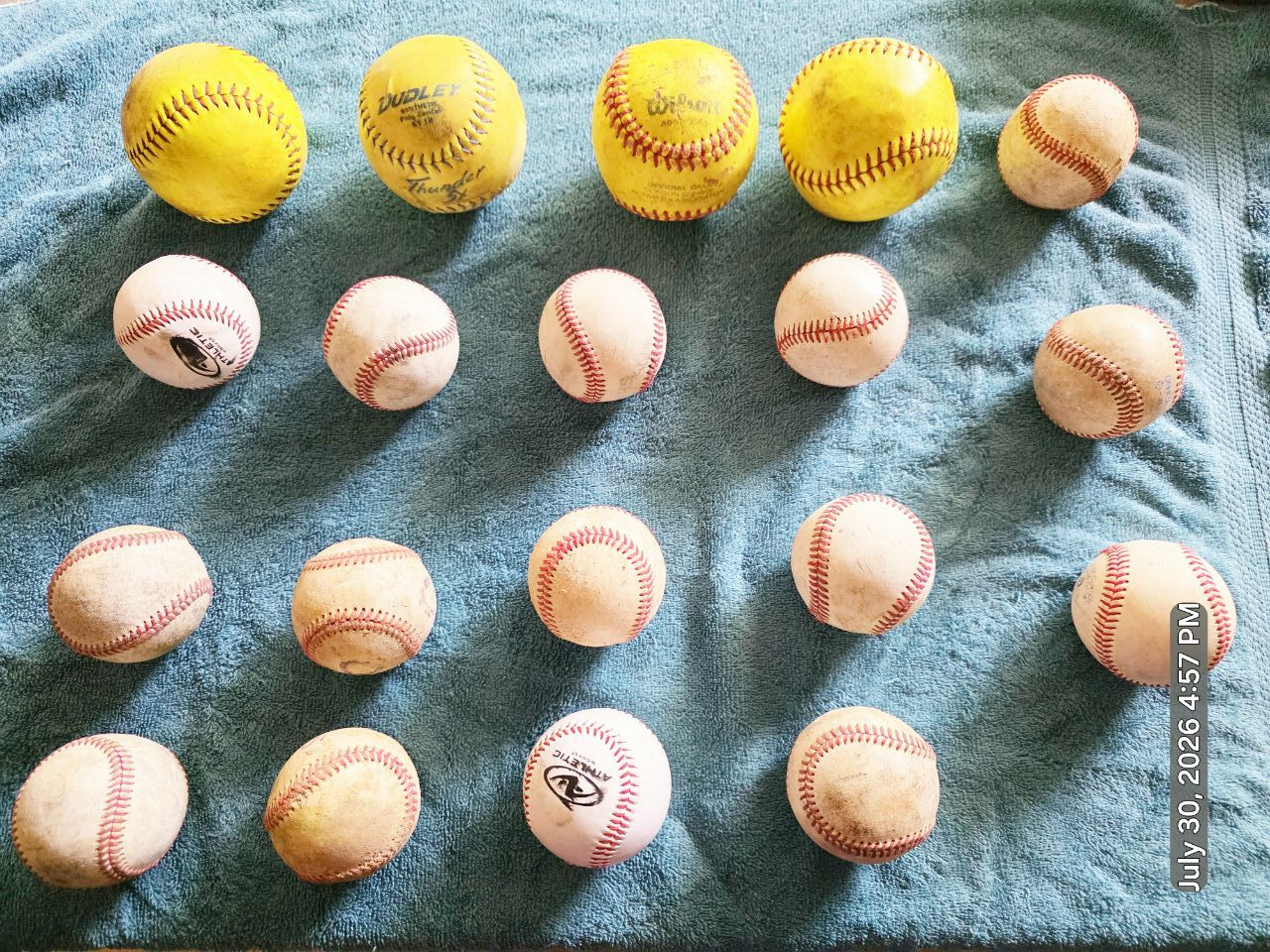 19 Baseballs and Softballs
