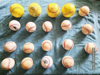 19 Baseballs and Softballs