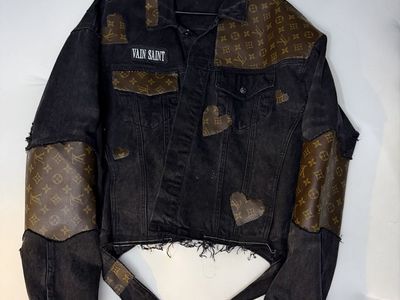 Custom made LV jacket from LV bag