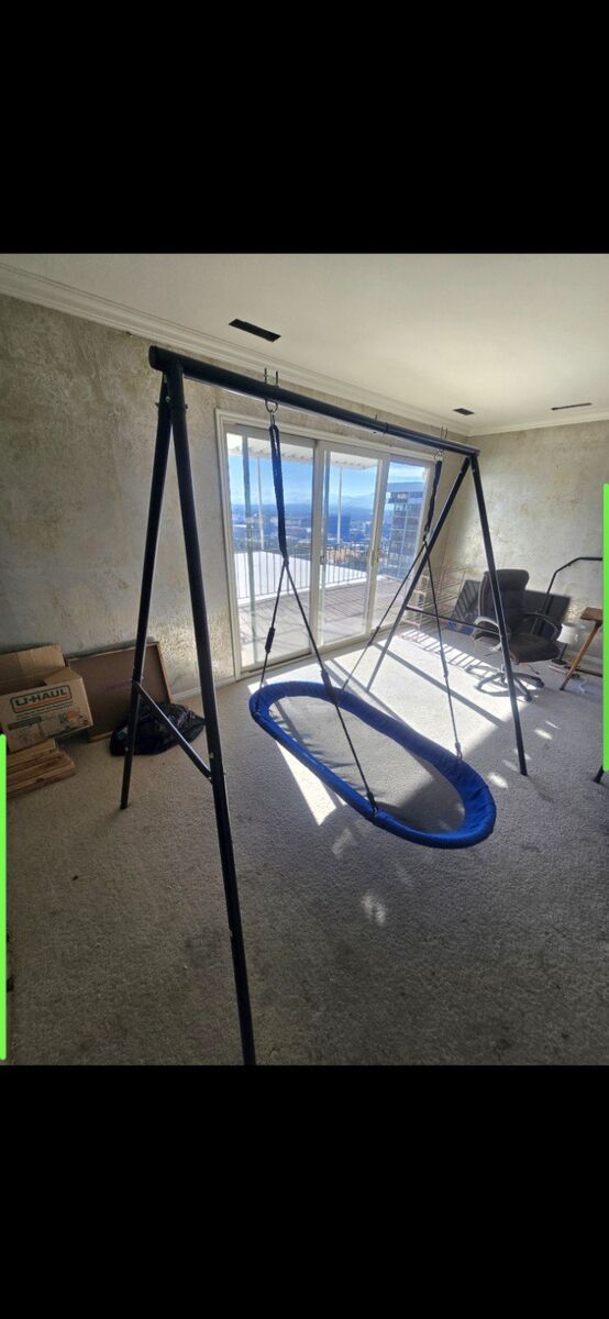 Indoor/Outdoor Kids Nest Swing w/ Heavy-Duty Metal