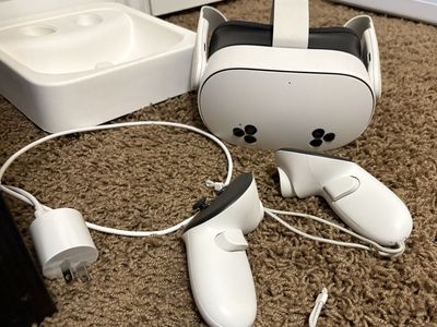 Oculus Quest 3s 128GB VR Headset with Controllers, Charging Dock, and Charger