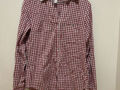 NWOT Kut from the Kloth Gingham Plaid Shirt Small