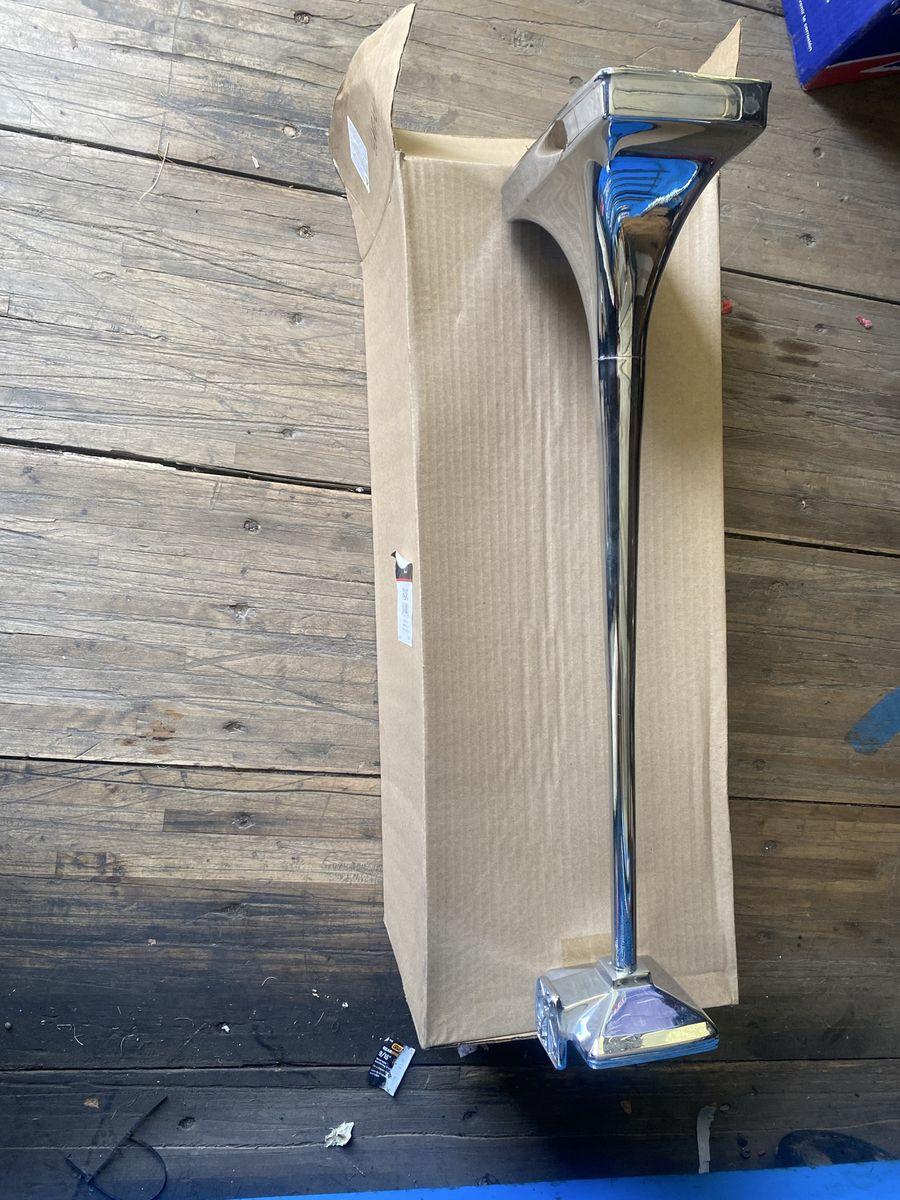 Chrome Truck Air Horn Trumpet - Semi Train Horn Part