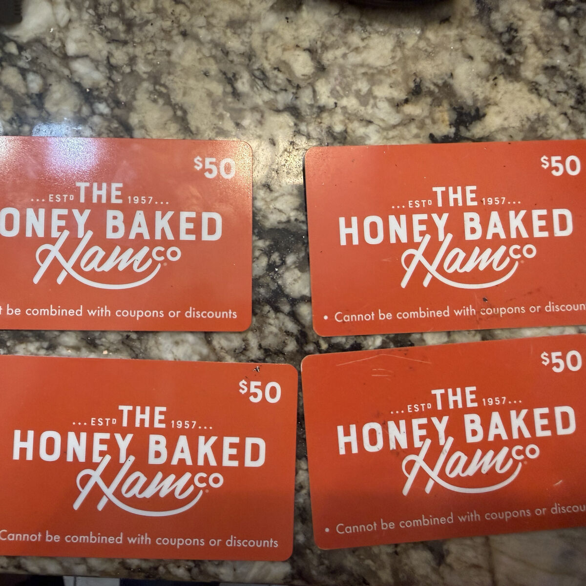 $200 Honey BaKed Ham Gc For $120