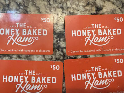 $200 Honey BaKed Ham Gc For $120