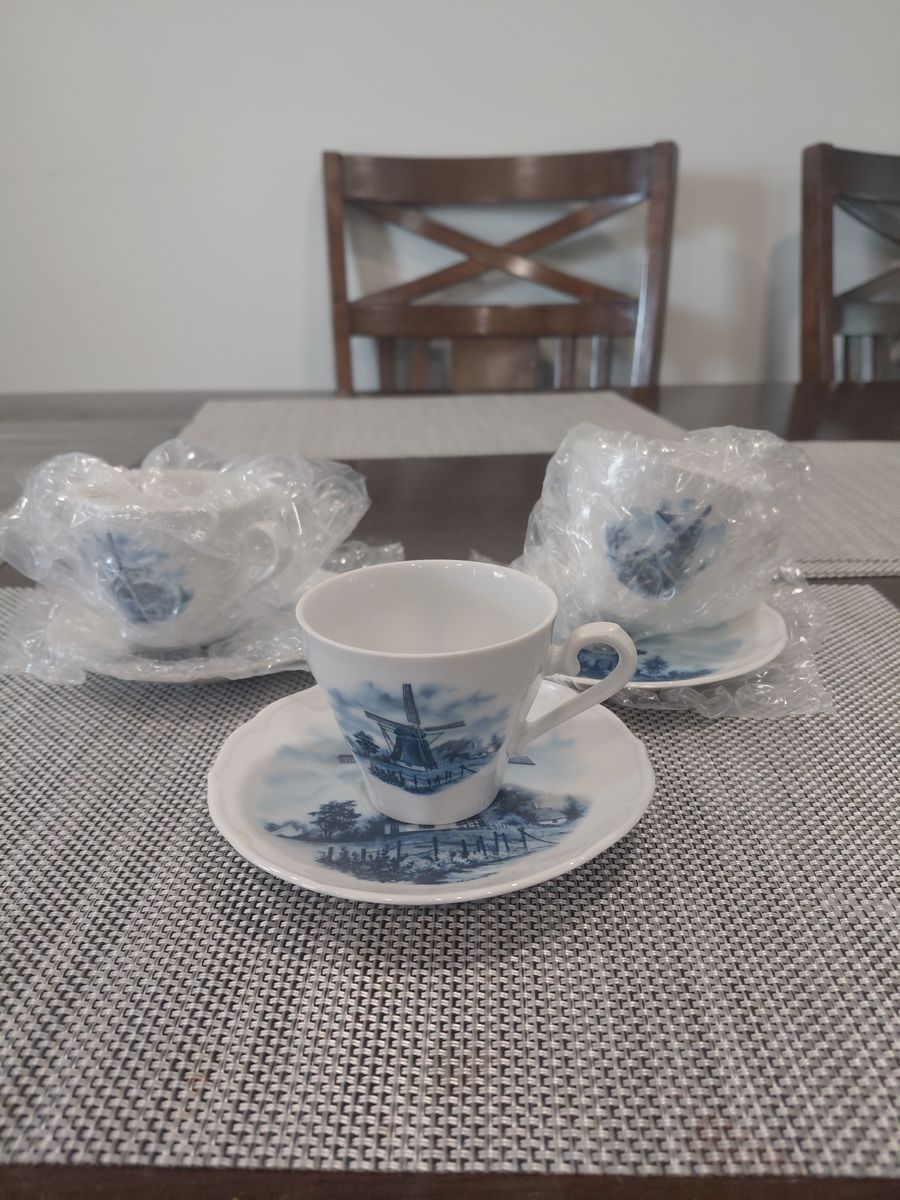 Tea/Coffee Set Blue Danube