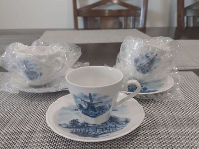 Tea/Coffee Set Blue Danube