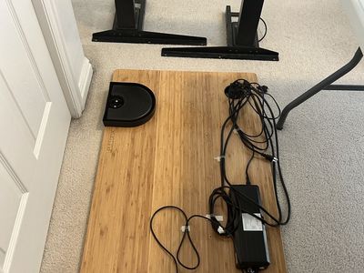 Uplift Desk V2 Standing Desk Frame with Bamboo Desktop - Adjustable Height Ergonomic Workspace