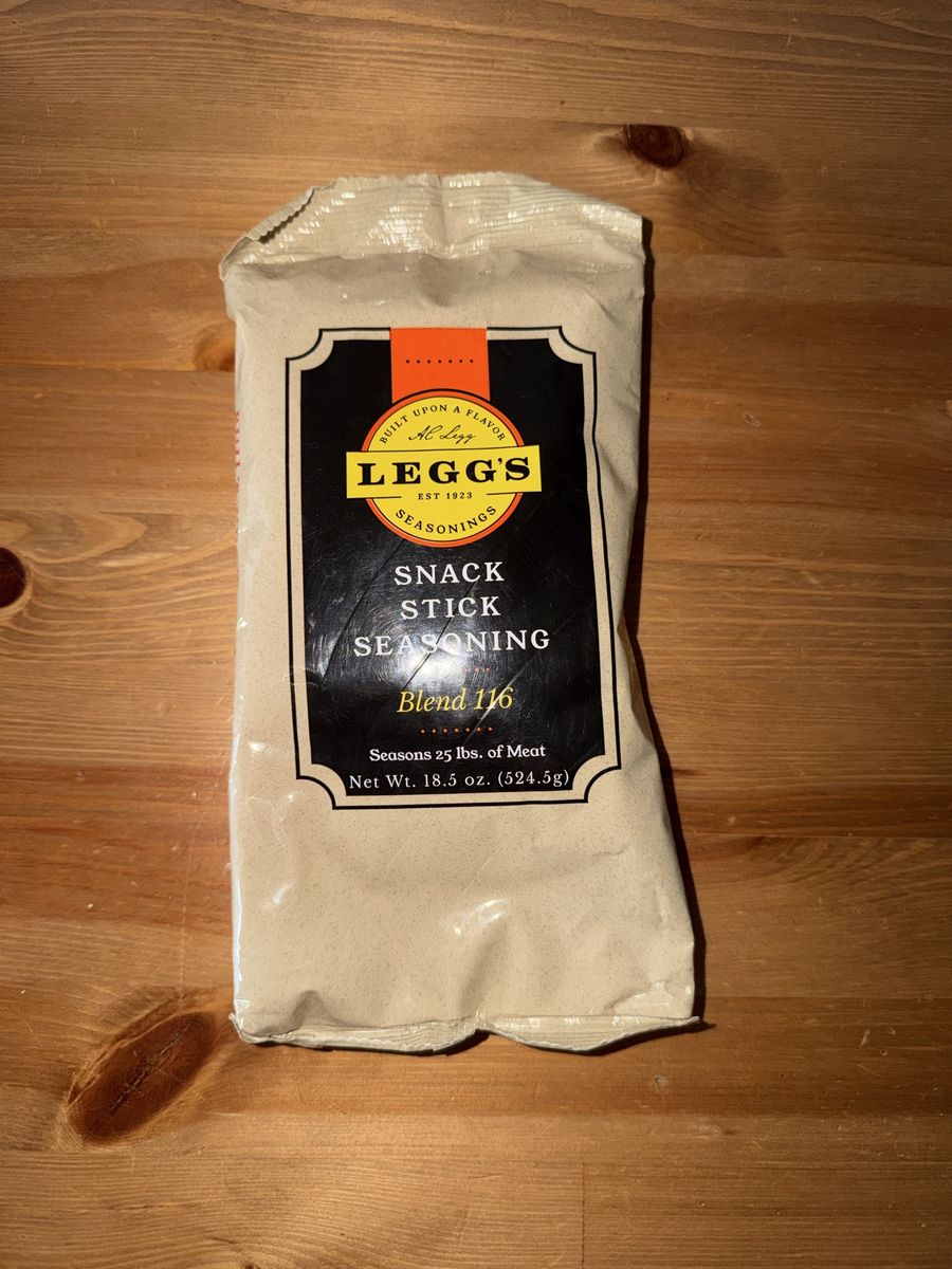 Legg's Old Plantation Snack Stick Seasoning Blend 116 18.5 oz Pack