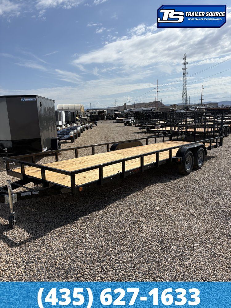 7x24 Echo EA-24-15T Utility Trailer - 7K GVWR -