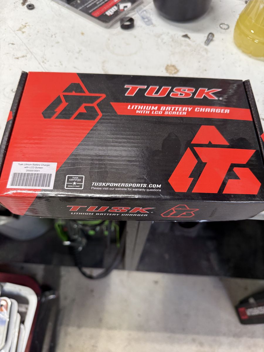 Tusk Lithium Battery charger with LCD Screen NEW