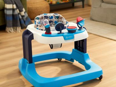 Brand NEW Safety 1st Ready, Set, Walk! DX Developmental Walker, Grey Geo