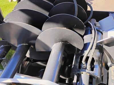 HEAVY DUTY 3 PIECE SKID STEER AUGER SET UP