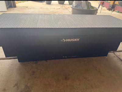 Husky 102102-53-01 Crossbed Truck Tool Box - Black, 61.86" L, 7.0 cu. ft. Storage