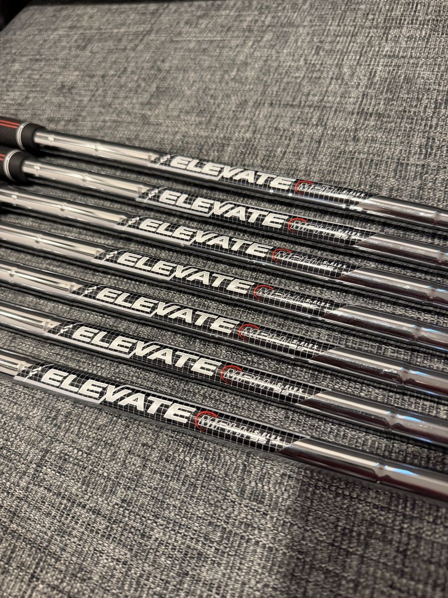 TT Elevate MPH 95 Stiff Iron Shaft Set 5-PW, AW 7pc - 0.370 Parallel Tip Pulls