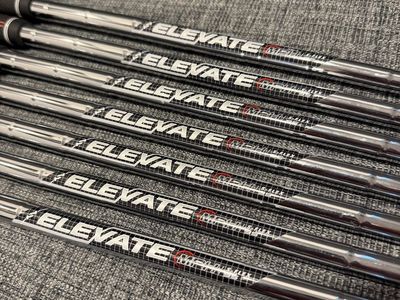 TT Elevate MPH 95 Stiff Iron Shaft Set 5-PW, AW 7pc - 0.370 Parallel Tip Pulls