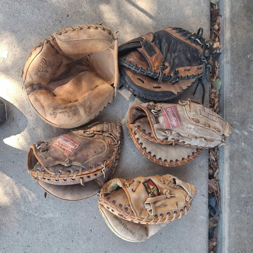 catchers first base mitts baseball softball youth