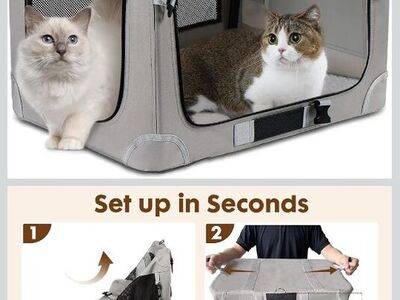 Large Pet Carrier (dog or cat)- New, Never Used