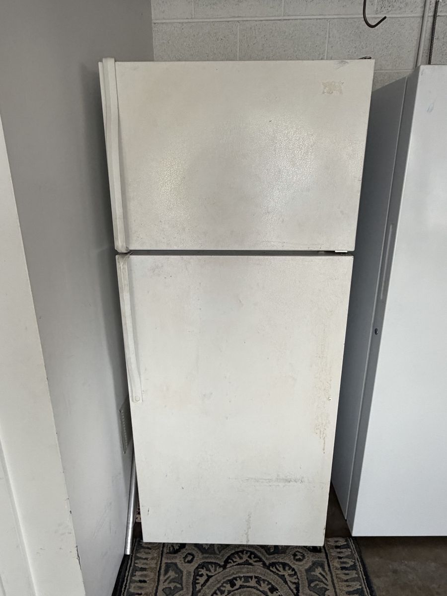Used White Top-Freezer Refrigerator