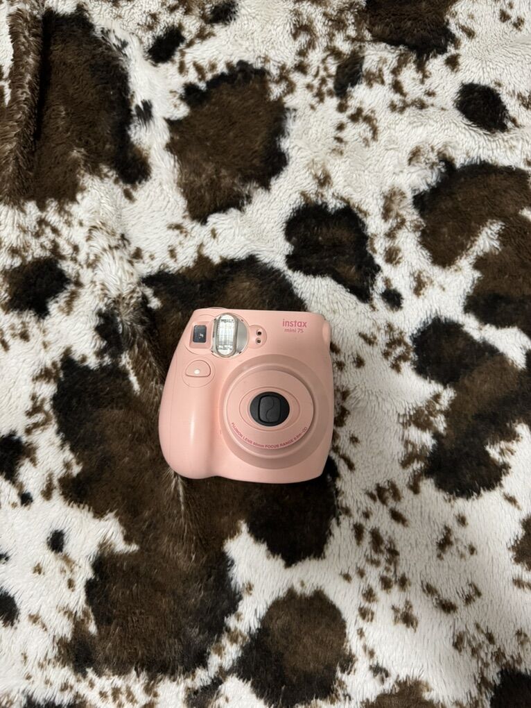 Pink Instax mini 7s Instant Camera