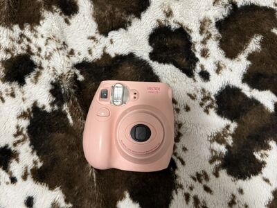 Pink Instax mini 7s Instant Camera