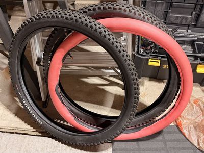 Specialized ground control 24 x 2.35 tires with tannus armour and tube