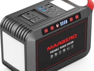 MARBERO Portable Power Station - Compact, Versatile Power Supply
