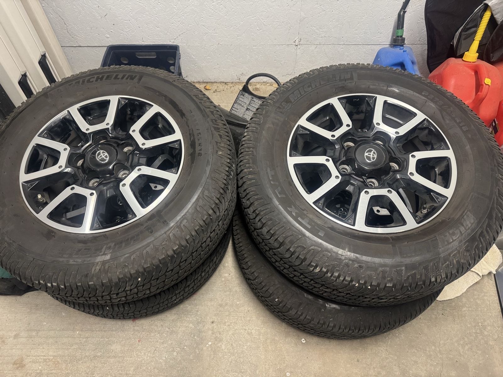 Toyota Tundra Wheels (OEM Rims + Michelin LTX A/T2 ALL SEASON SNOW Rated Tires) 18" Nearly New (set of 4 or 5)
