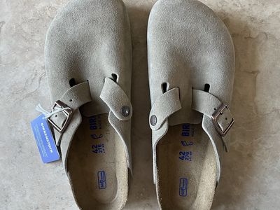Birkenstock Boston Clog- Taupe- Men's 9